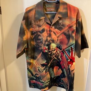Dragonfly clothing IRONMAIDEN. Heavy metal party shirt